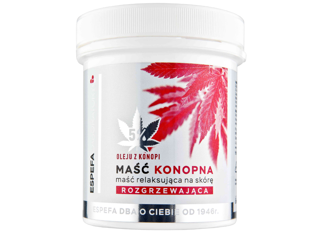 Espefa maść konopna relaksująco-rozgrzewająca, 250 ml