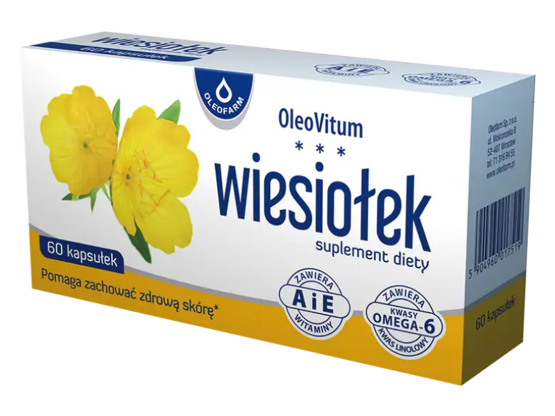 Oleofarm Wiesiołek, kapsułki, 80 kaps.