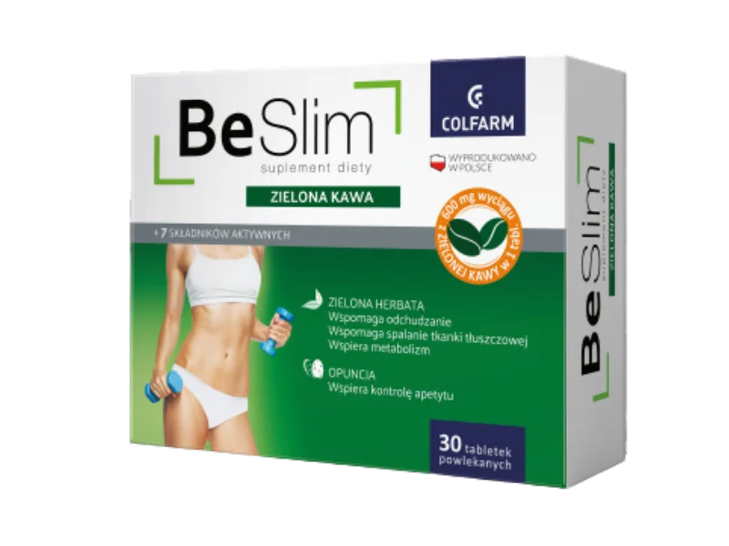 Be Slim zielona kawa, tabletki, 30 tabl.