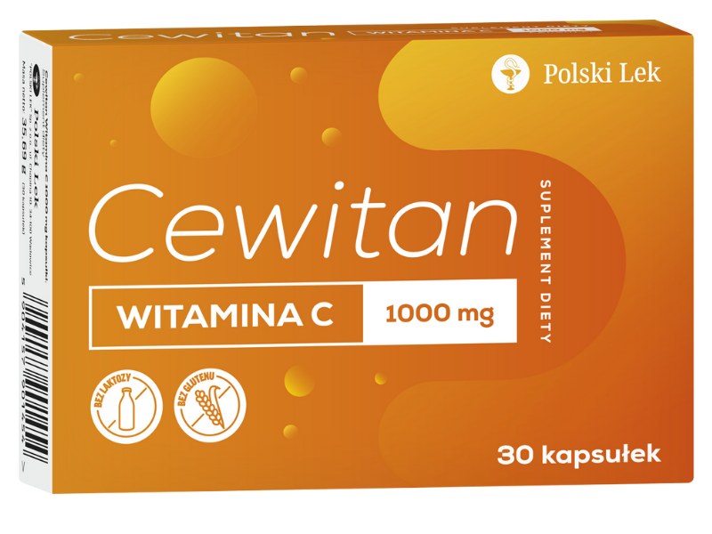 Cewitan, Witamina C, kapsułki, 1000 mg, 60 kaps.