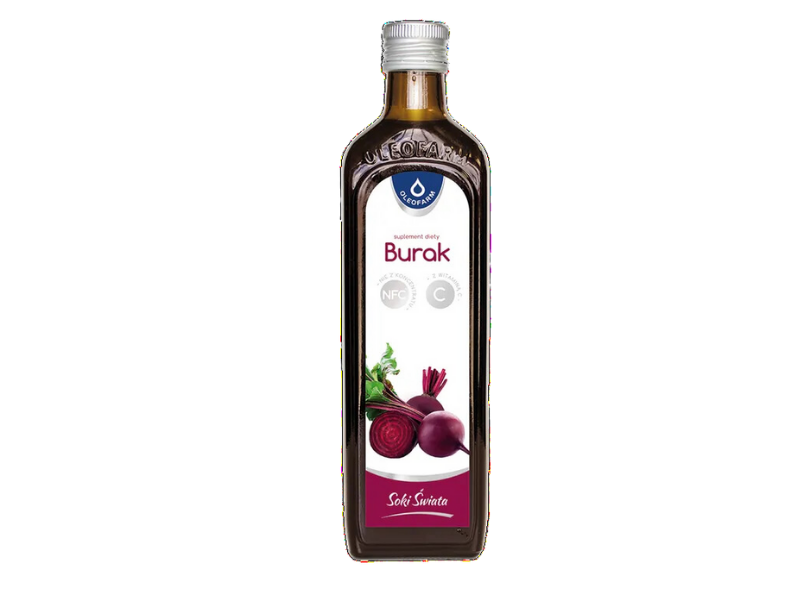 OLEOFARM Sok z buraka z witaminą C, 490 ml