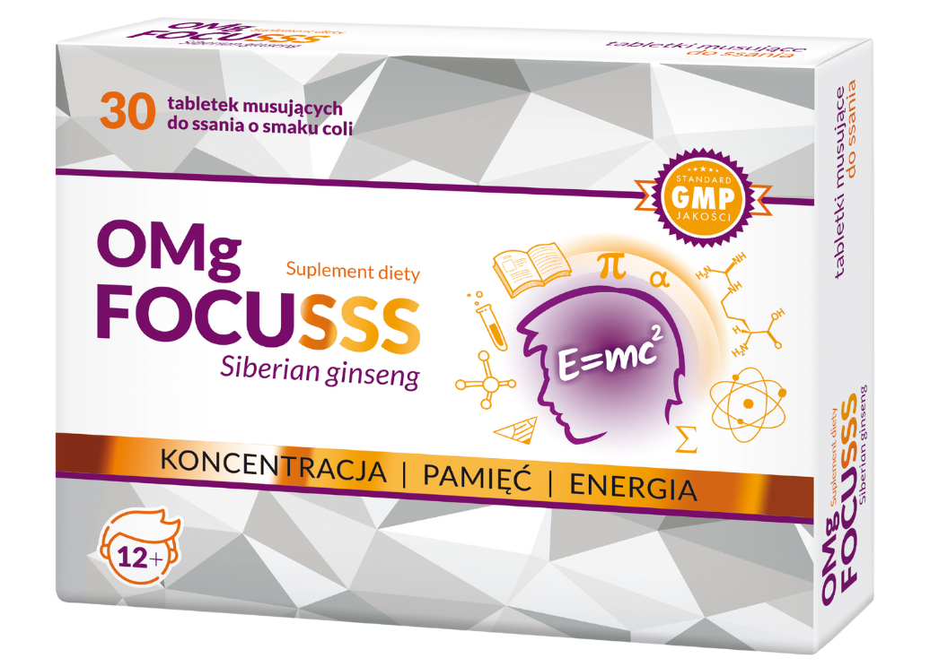 OMg Focusss, tabletki musujące, 30 tabl.