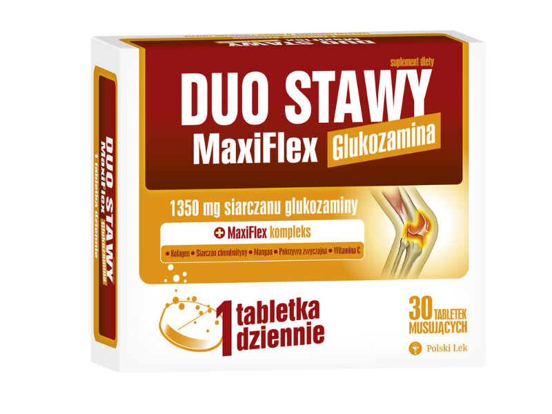 Duo Stawy MaxiFlex, tabletki musujące, 30 tabl.