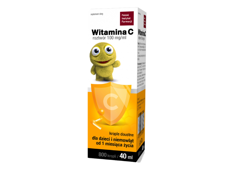 Witamina C, krople doustne, 100 mg/ml, 40 ml