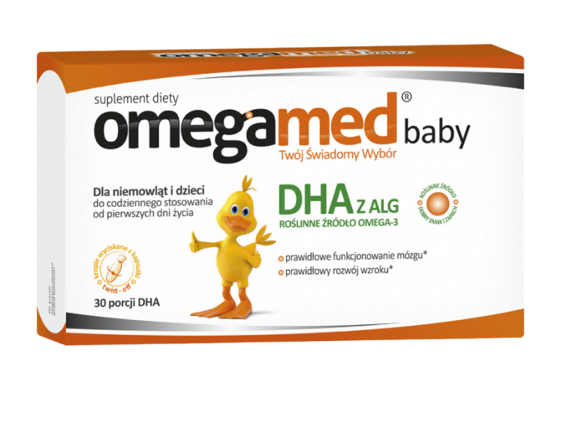 Omegamed Baby, kapsułki twist-off, 150 mg, 30 kaps.