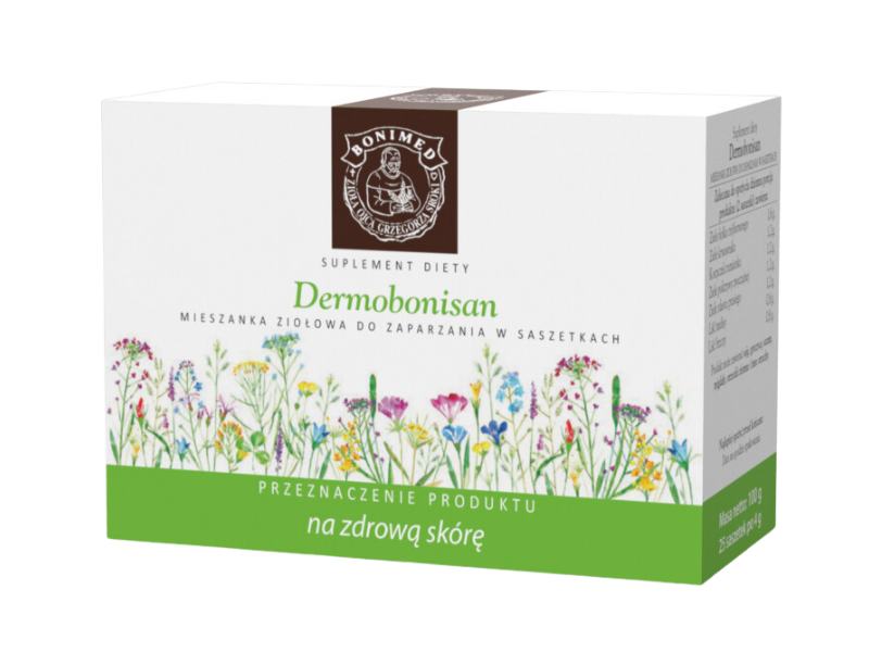 Dermobonisan, zioła do zaparzania, 25 saszetek