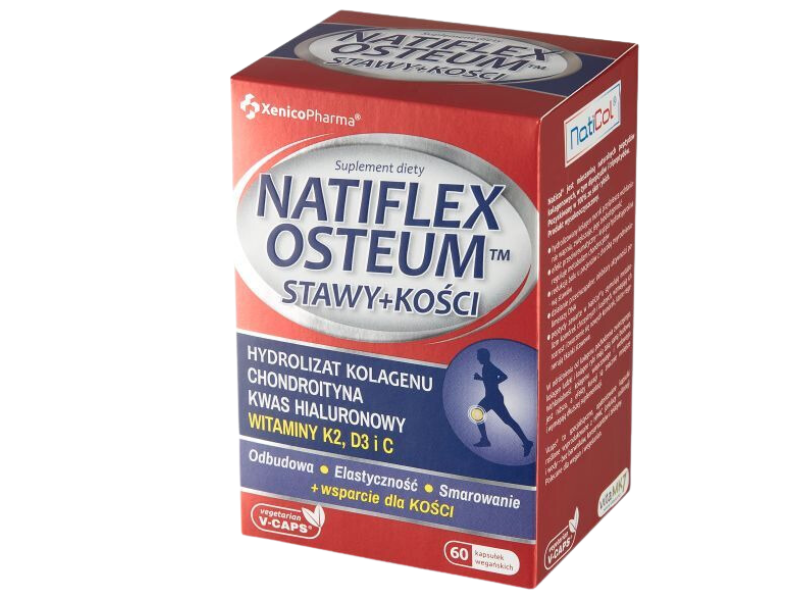 Natiflex Osteum stawy + kości, kapsułki, 60 kaps.