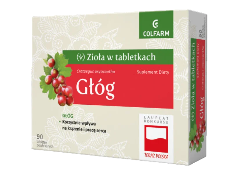 Colfarm Głóg, tabletki, 30 tabl.