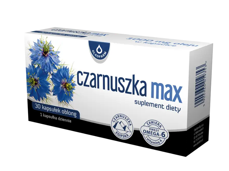 Czarnuszka Max, kapsułki, 30 kaps.