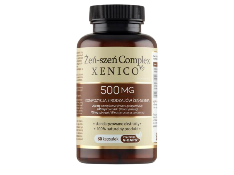 Żeń Szeń Complex Xenico, kapsułki, 60 kaps.