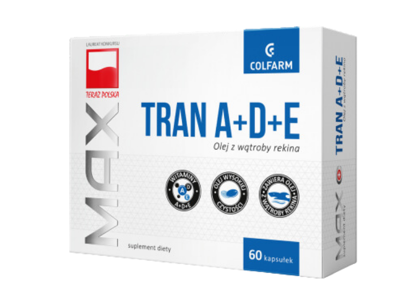 Max Tran A+D+E, kapsułki miękkie, 60 kaps.