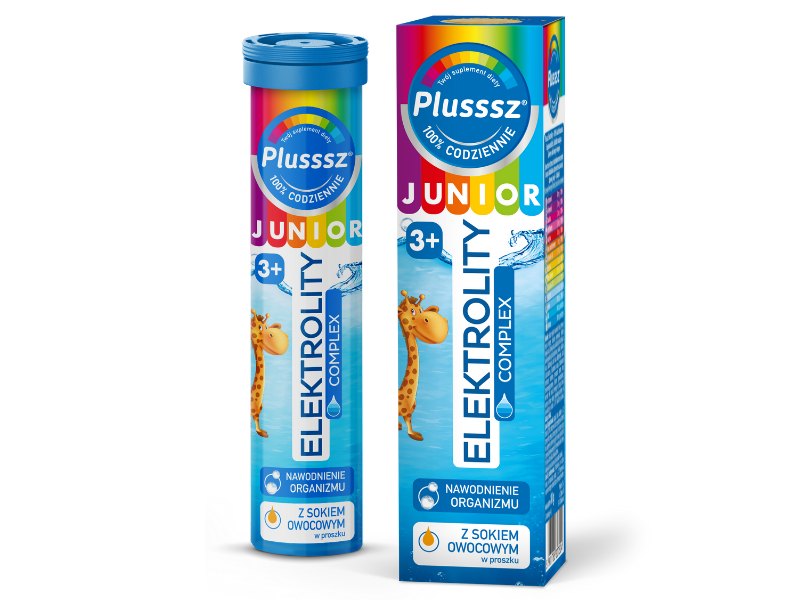 Plusssz Junior elektrolity complex, tabletki, 20 tabl.