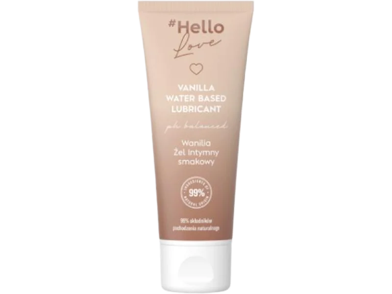 4ORGANIC Hello Love Żel intymny smakowy wanilia, żel, 75 ml