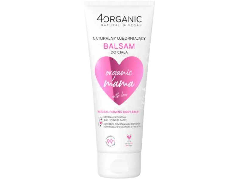 4ORGANIC Mama Naturalny ujędrniający balsam do ciała, 200 ml