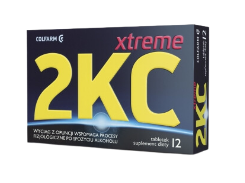 2 KC Xtreme, tabletki, 12 tabl.