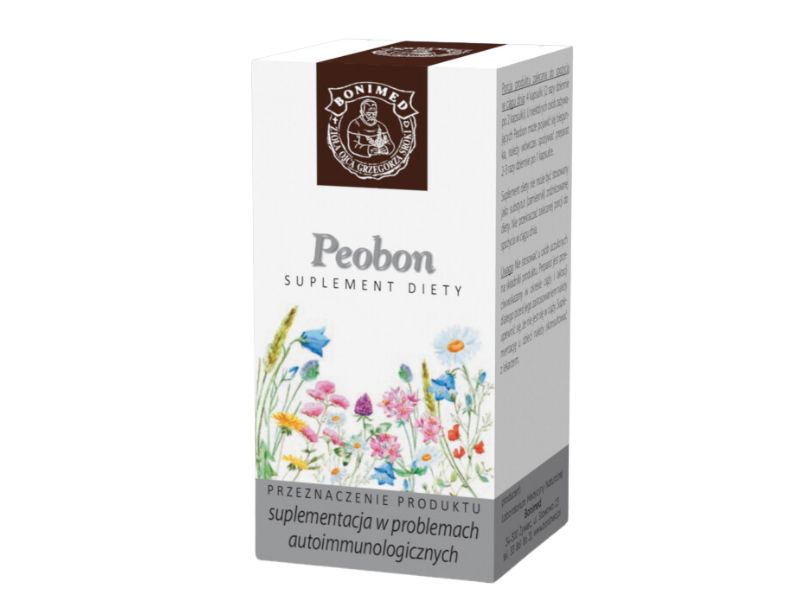 Bonimed Peobon piwonia żelazo cynk mangan miedź, kapsułki, 60 kaps.