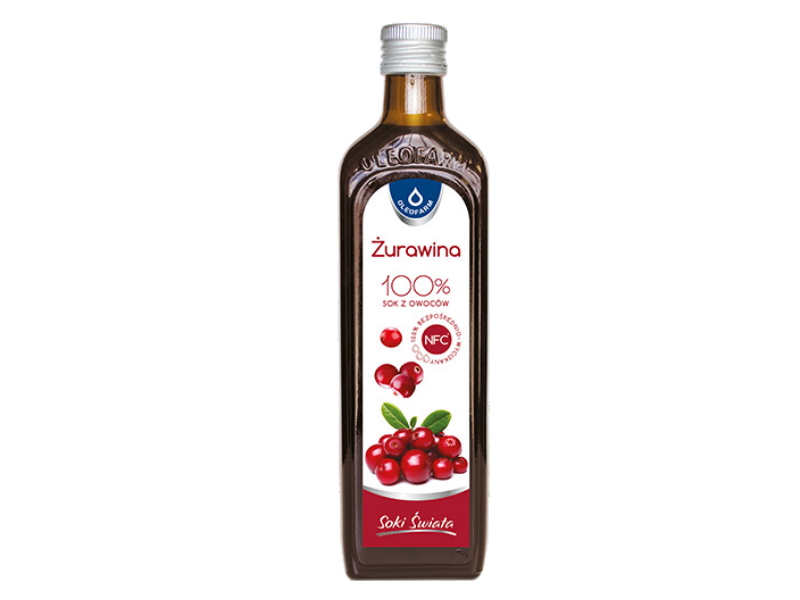 Oleofarm Żurawina 100%, sok,  ml