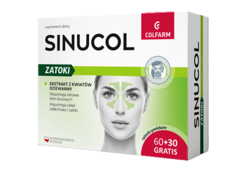 Sinucol Zatoki, tabletki, 60 tabl.