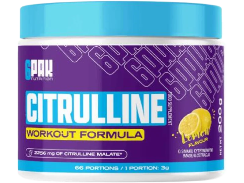 6Pak Nutrition Citrulline Cytrulina Cytryna, proszek, 2256 mg, 200 g