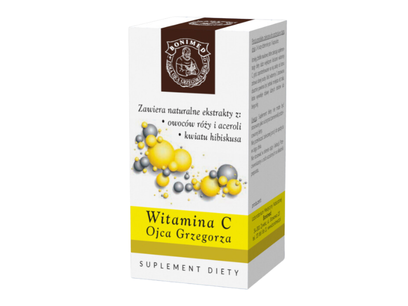 Witamina C Ojca Grzegorza, kapsułki, 500 mg, 60 kaps.