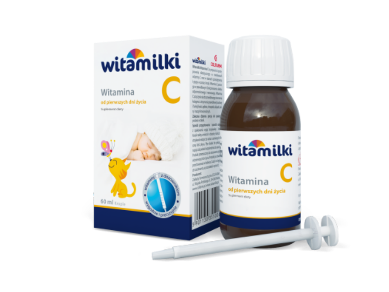 Witamilki Witamina C, krople doustne, 25 mg, 60 ml