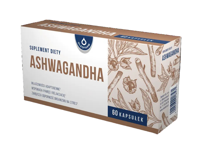 Oleofarm Ashwagandha, kapsułki, 60 kaps.