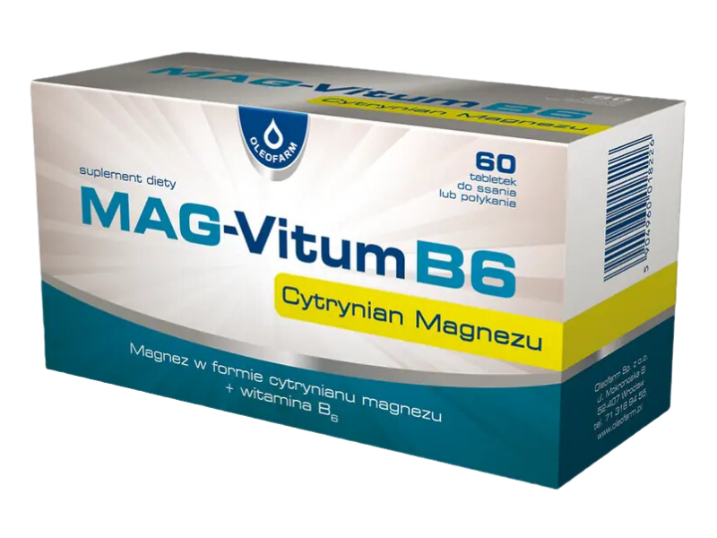 Mag-Vitum B6, tabletki, 60 tabl.