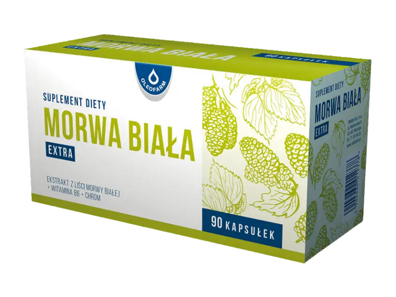 Oleofarm Morwa biała Extra, kapsułki, 90 kaps.
