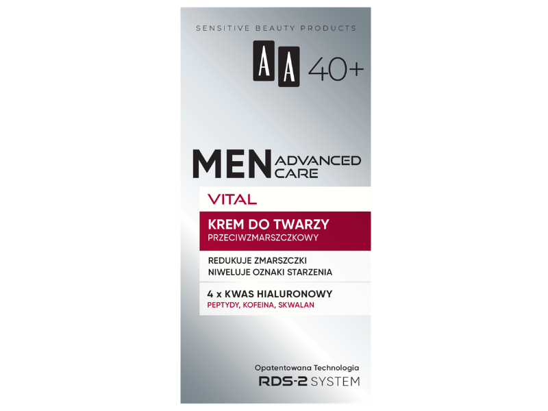 AA Men Advanced Care Vital 40+, krem, 50 ml