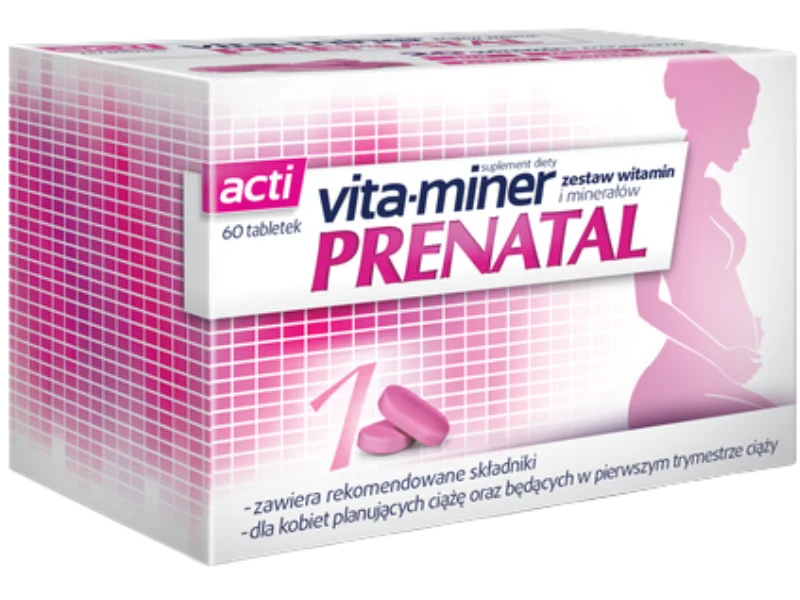 Vita-miner Prenatal, tabletki, 60 tabl.