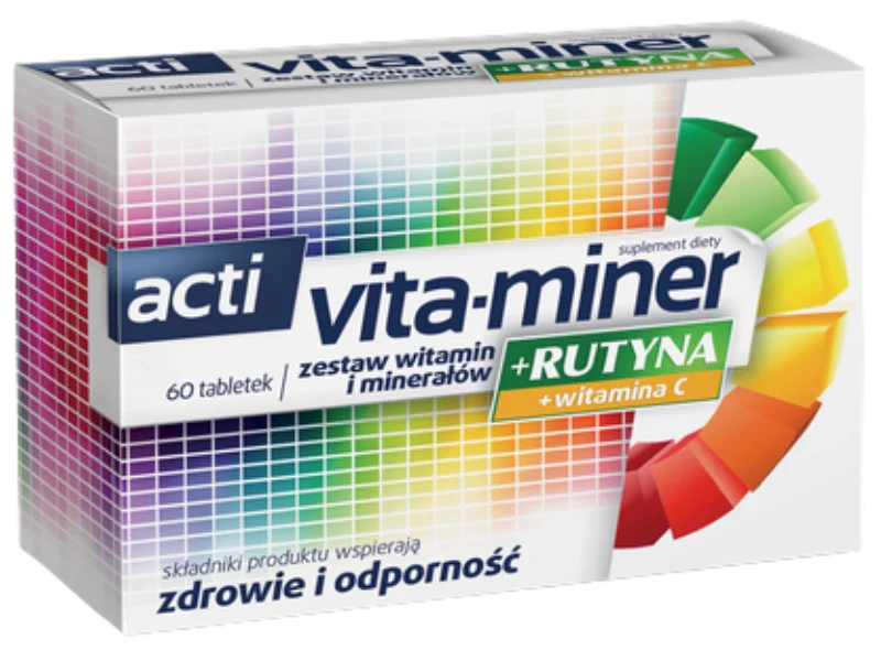 Acti Vita-miner+Rutyna, tabletki, 60 tabl.