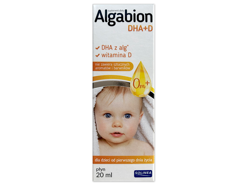 Solinea Algabion DHA+D, płyn, 20 ml