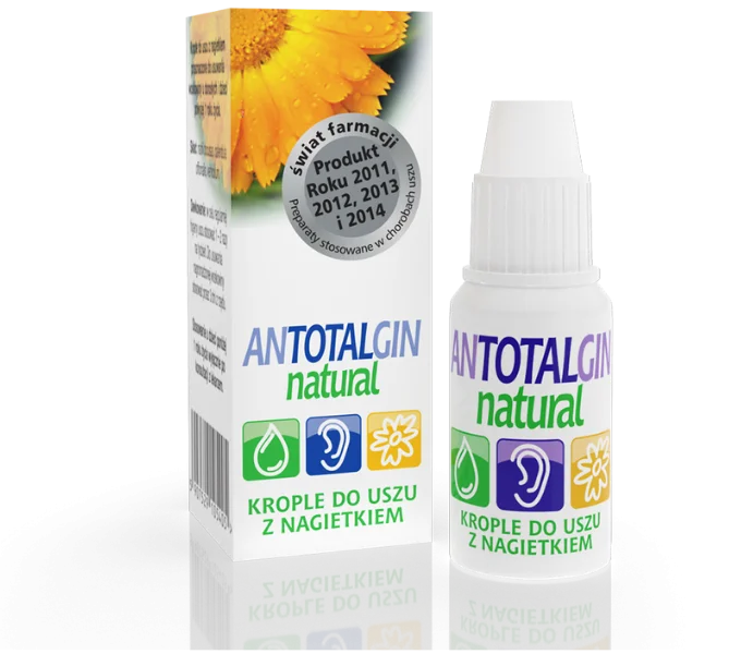 Antotalgin Natural, krople do uszu, 15 g