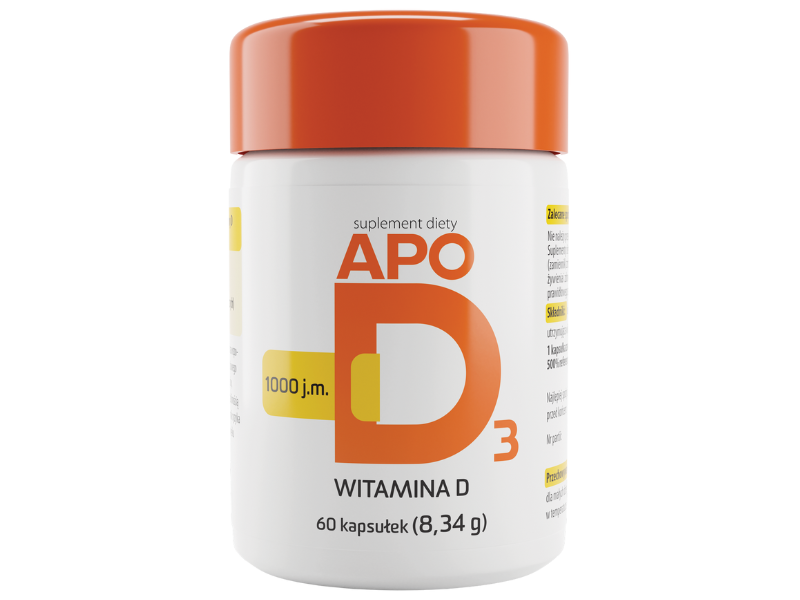 ApoD3, kapsułki, 1000 j.m., 60 kaps.