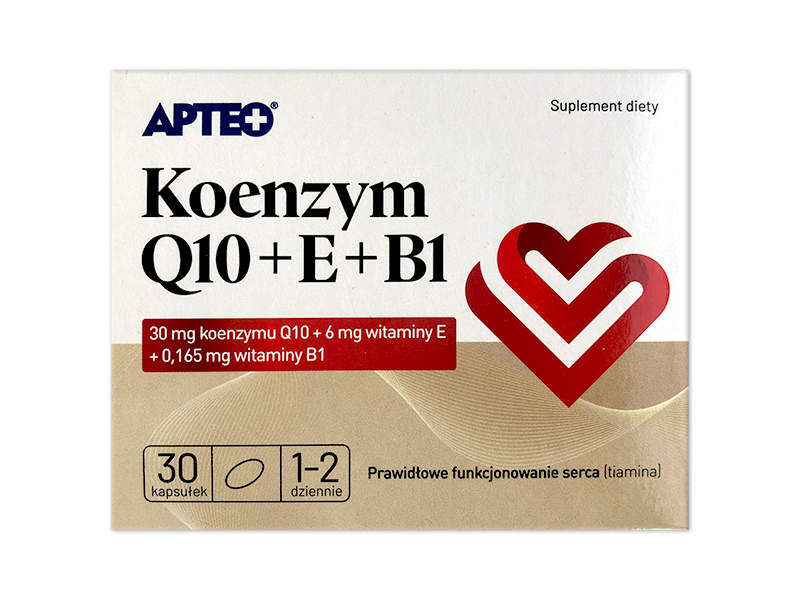 Apteo koenzym Q10, kapsułki, 30 kaps.