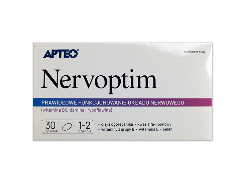 Apteo Nervoptim, kapsułki, 30 kaps.