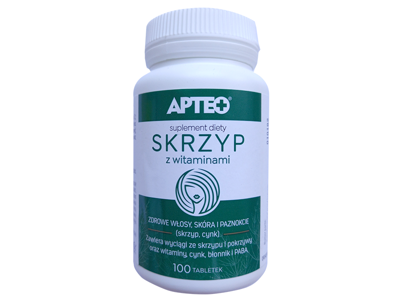 Apteo Skrzyp z witaminami, tabletki, 100 tabl.