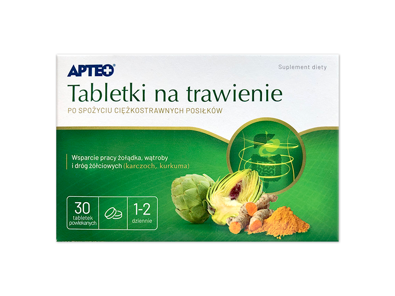 Apteo na trawienie, tabletki, 30 tabl.