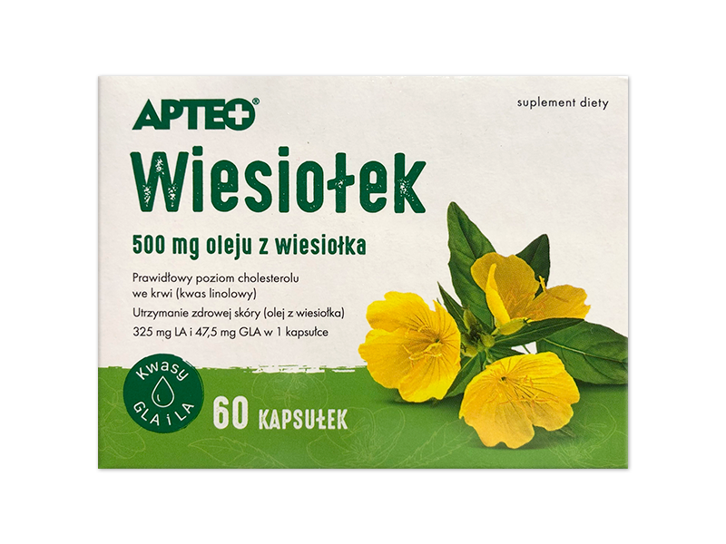 Apteo Wiesiołek, kapsułki, 120 kaps.