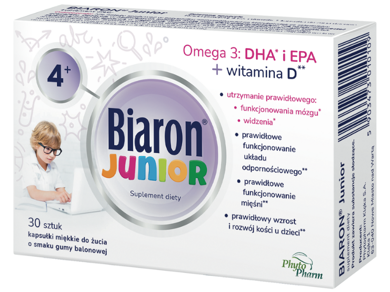 Phytopharm Bioaron Junior, kapsułki, 30 kaps.