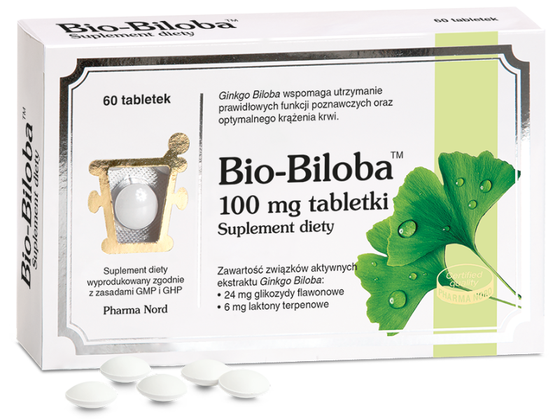 Bio-Biloba, tabletki, 100 mg, 60 tabl.