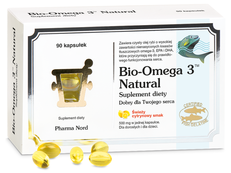 PHARMA NORD Bio-Omega 3 Natural, kapsułki, 90 kaps.