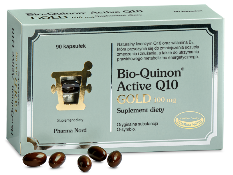 Bio-Quinon Active Q10 GOLD, kapsułki, 100 mg, 90 kaps.