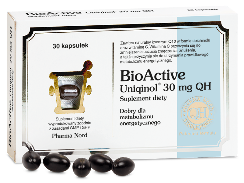 BioActive Q10 Uniqinol QH, kapsułki, 30 kaps.