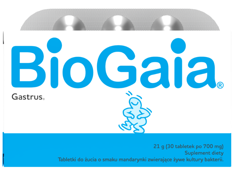 BioGaia Gastrus, tabletki do żucia, 30 tabl.
