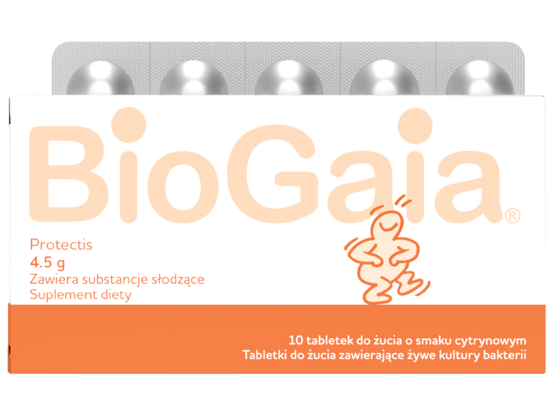 BioGaia, tabletki do żucia, 10 tabl.