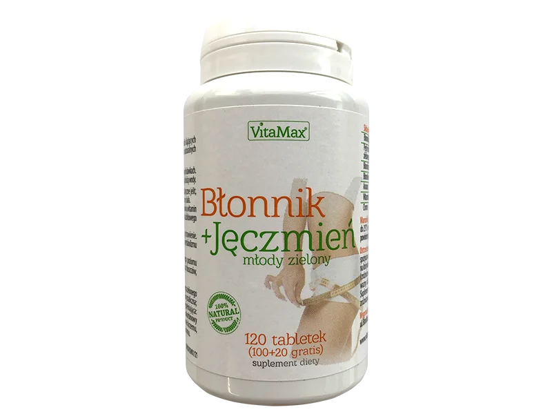 Błonnik + jęczmień, tabletki, 120 tabl.