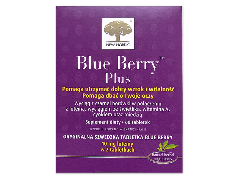 Blue Berry Plus, tabletki, 60 tabl.