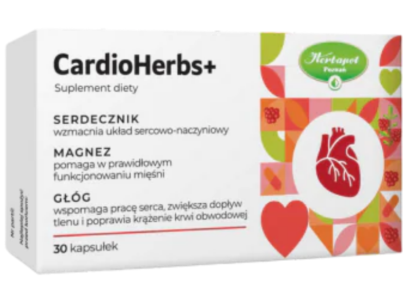 Herbapol Poznań Cardioherbs+, kapsułki, 30 kaps.