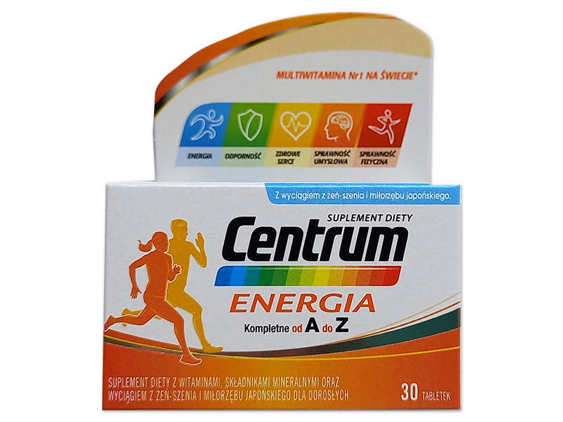 Centrum energia kompletne od A do Z, tabletki, 30 tabl.